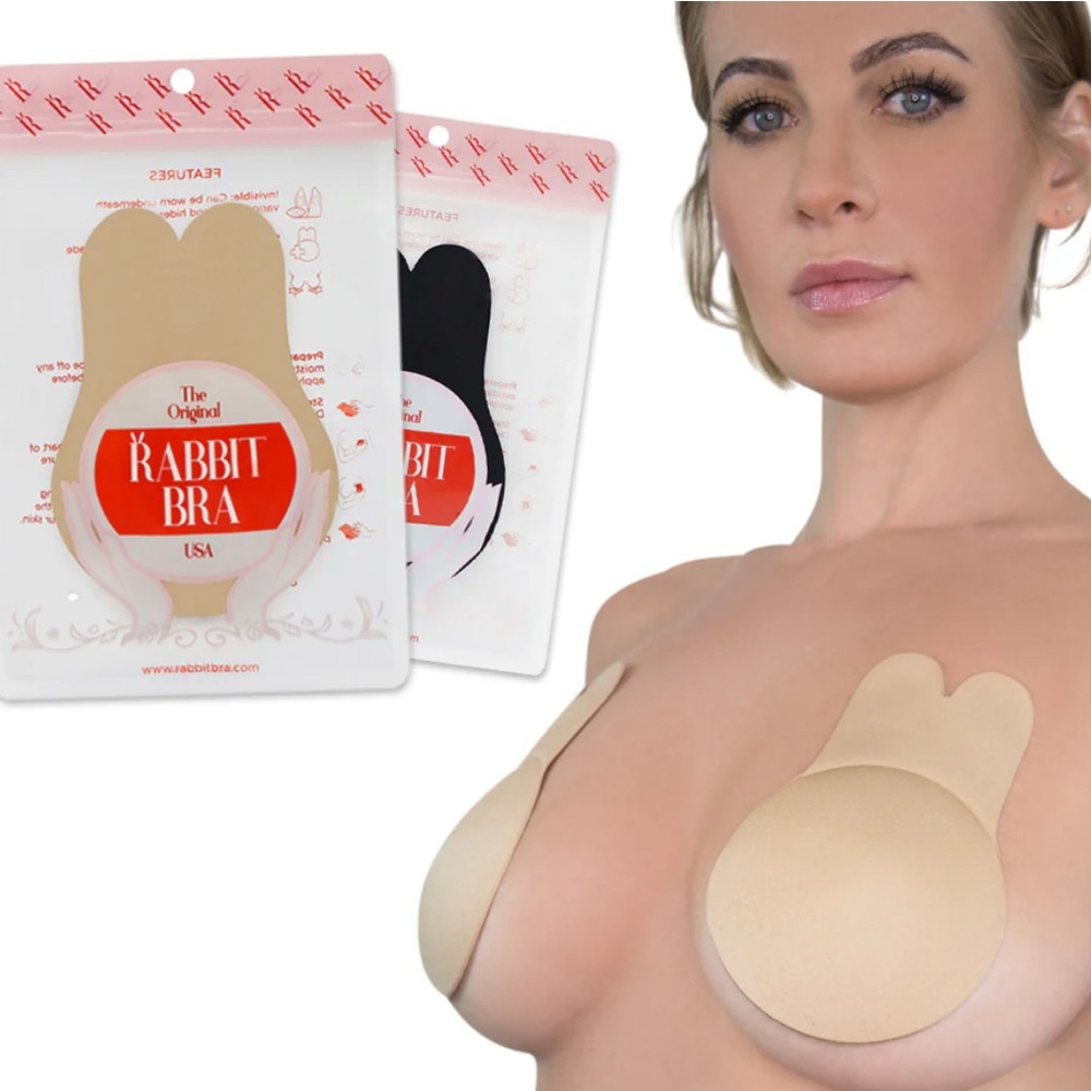 NWT The Original Rabbit Bra Adhesive Lift in Nude